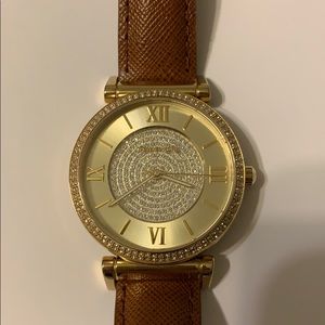 Tan Michael Kors Watch